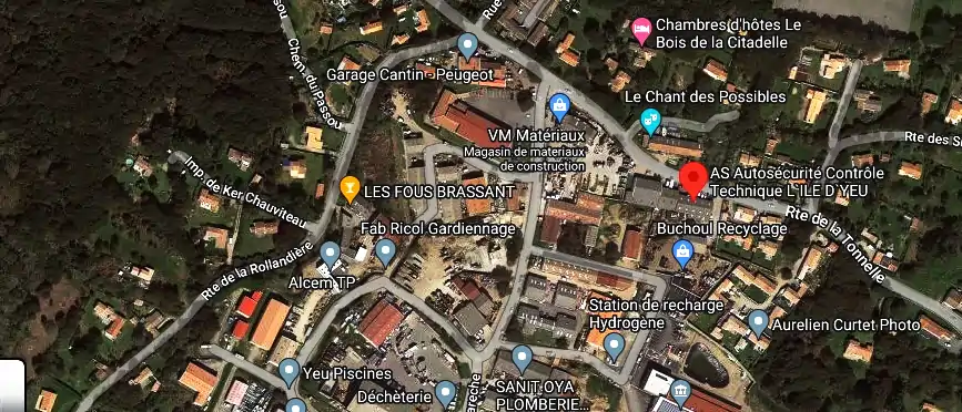 Prix contrôle technique à L`ILE D`YEU